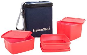 Signoraware Director Special Medium Lunch Box with Rs 315 amazon dealnloot