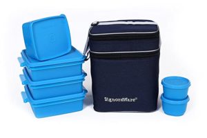 Signoraware Family Pack Lunch with Bag Turquoise Rs 574 amazon dealnloot