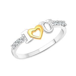 Vighnaharta Valentine Gift I Love U CZ Rs 149 amazon dealnloot