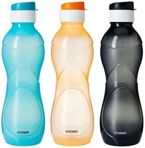 Amazon Brand Solimo Plastic Water Bottle Set Rs 99 amazon dealnloot