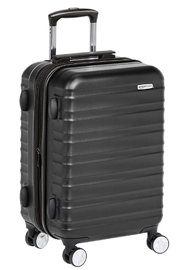 AmazonBasics Premium Hardside Spinner Luggage Suitcase with Built-In TSA Lock - 21-Inch Carry-on
