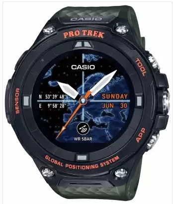 Casio Outdoor WSD-F20A-GNBAD-IN Smart Watch