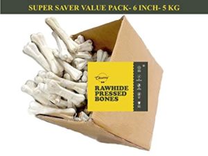 Chewers Rawhide Pressed Dog Bone Treat Super Rs 415 amazon dealnloot