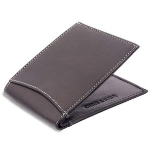 Chris Kate Men s Leather Wallet Black Rs 99 amazon dealnloot
