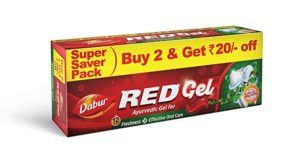 Dabur Red Gel Ayurvedic Gel for Freshness Rs 90 amazon dealnloot