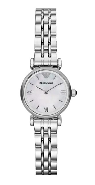 Emporio Armani Analog Off-White Dial Women's Watch