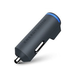 Energy Sistem USB Dual Car Charger Gray Rs 149 amazon dealnloot