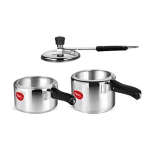 Pigeon Aluminium Pressure Cooker 2 and 3 Rs 721 amazon dealnloot