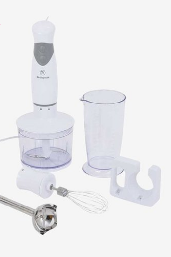 Westinghoue BS30W4P-CH 4 in 1 Hand Blender (White)