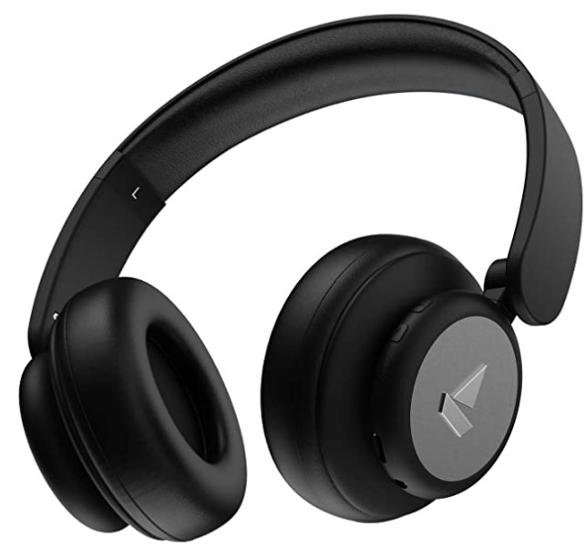 boAt Rockerz 450 Pro Bluetooth On-Ear Headphone with Mic(Luscious Black)