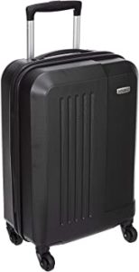 Amazon Brand Solimo Black Hardsided Cabin Trolley Rs 1507 amazon dealnloot