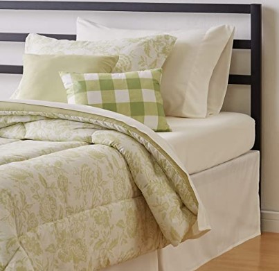 AmazonBasics 8-Piece Comforter Bedding Set, Twin