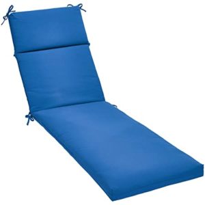 AmazonBasics Outdoor Lounger Patio Cushion Blue Rs 1215 amazon dealnloot
