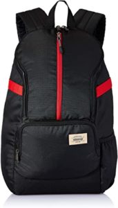 American Tourister Copa 22 Ltrs Black Casual Rs 499 amazon dealnloot