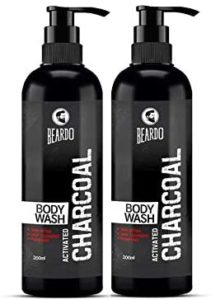 Beardo Activated Charcoal Body Wash 200 ml Rs 308 amazon dealnloot