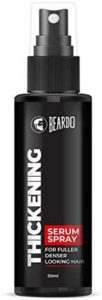 Beardo Hair Thickening Serum Spray for Men Rs 167 amazon dealnloot