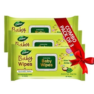 Dabur Baby Wipes pH 5 5 balanced Rs 238 amazon dealnloot