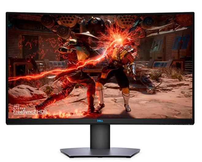 Dell 32 inch (81.28cm) Curved QHD Gaming Monitor with HDMI and DP Ports