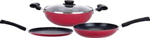 Kaiserhoff Daily 4 Pcs Cookware Set Frypan Rs 523 amazon dealnloot