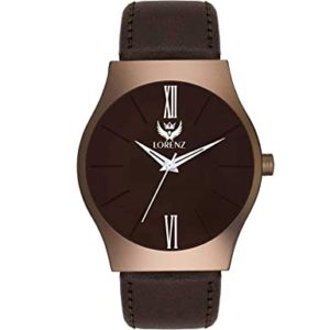 LORENZ Analogue Men s Watch Brown Dial Rs 99 amazon dealnloot
