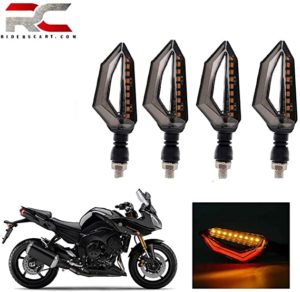 Riderscart4 PC Universal Motorcycle 18 LED Amber Rs 195 amazon dealnloot