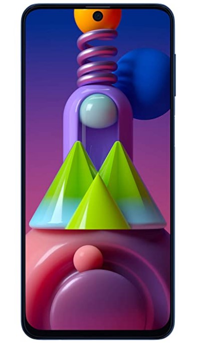 Samsung Galaxy M51 (Electric Blue, 6GB RAM, 128GB Storage)
