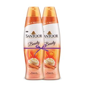 Santoor Perfumed Talc with Sandalwood Extracts 400g Rs 200 amazon dealnloot