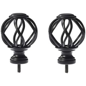 AmazonBasics Lattice Cage Curtain Rod Finials Set Rs 218 amazon dealnloot