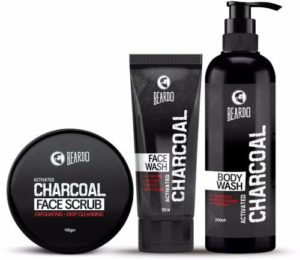 BEARDO Charcoal Combo Face Scrub Face Wash Rs 466 flipkart dealnloot