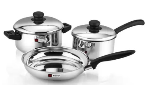 Butterfly STEEL COOKWARE SET-3