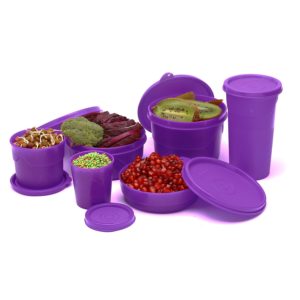 Cello Max Fresh Club Polypropylene Container Set, 6-Pieces, Color May Vary