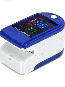 Clive p 01 Pulse oximeter Blue and Rs 399 amazon dealnloot