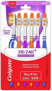 Colgate ZigZag Toothbrush Medium Pack of 6 Rs 61 amazon dealnloot