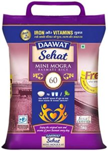 Daawat Sehat Mini Mogra Basmati Rice 5kg Rs 199 amazon dealnloot