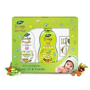 Dabur Baby Gift Pack 3 pieces Daily Rs 252 amazon dealnloot