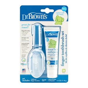Dr Brown s Finger Toothbrush Set Pack Rs 332 amazon dealnloot