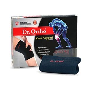 Dr Ortho Knee Cap Black Universal Size Rs 185 amazon dealnloot