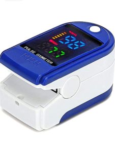 Fingertip Pulse oximeter Blue Rs 399 amazon dealnloot