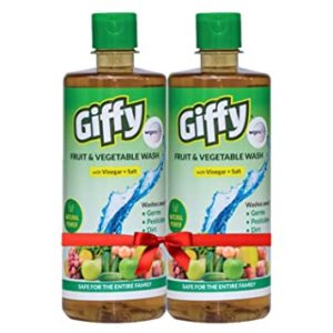 Giffy Fruit Vegetable Wash with Vinegar Salt Rs 169 amazon dealnloot