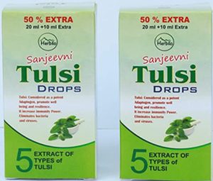 Herbilo Sanjeevni Tulsi Drops PET Bottle 2 Rs 197 amazon dealnloot