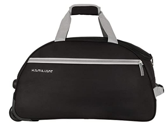Kamiliant by American Tourister KAM Brio Polyester 52 cms Black Travel Duffle