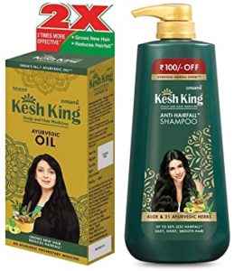 Kesh King Ayurvedic Anti Hairfall Hair Oil Rs 462 amazon dealnloot