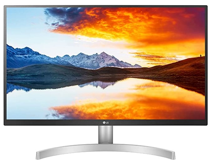 LG 27 inch 4K-UHD (3840 x 2160) HDR 10 Monitor (Gaming & Design) with IPS Panel