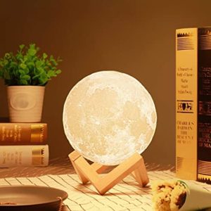 Lights Whites 3D 7 Color Changing Moon Rs 200 amazon dealnloot
