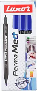 Luxor Perma Med Marker Pen Blue Pack Rs 100 amazon dealnloot