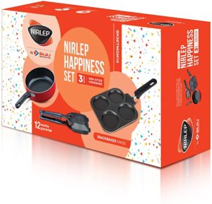 Nirlep by Bajaj Electricals 3 Piece Non Rs 777 amazon dealnloot