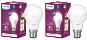 PHILIPS 8 5 W Round B22 LED Rs 159 flipkart dealnloot