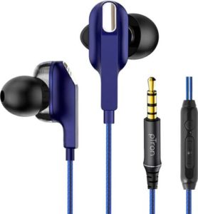 PTron Boom One Wired Headset Blue In Rs 199 flipkart dealnloot
