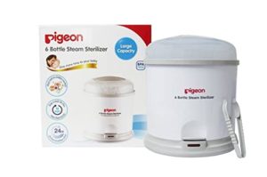 Pigeon 6 Bottle Steam Sterilizer White Rs 1926 amazon dealnloot