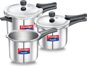 Prestige Popular Stainless Steel Combination Pack 5 Rs 2799 flipkart dealnloot